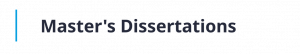 Visit the Master's Dissertations page